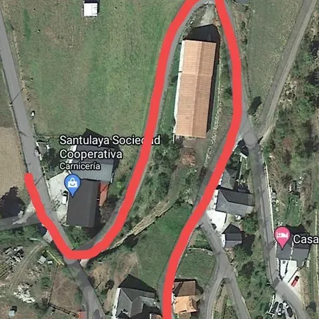 La Casina De Santulaya 샬레 Adrales